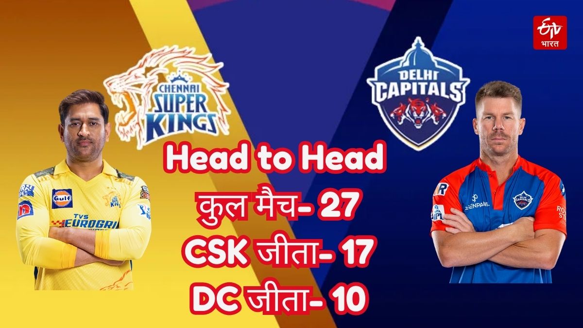 Chennai Super Kings vs Delhi Capitals Head to Head Match Preview