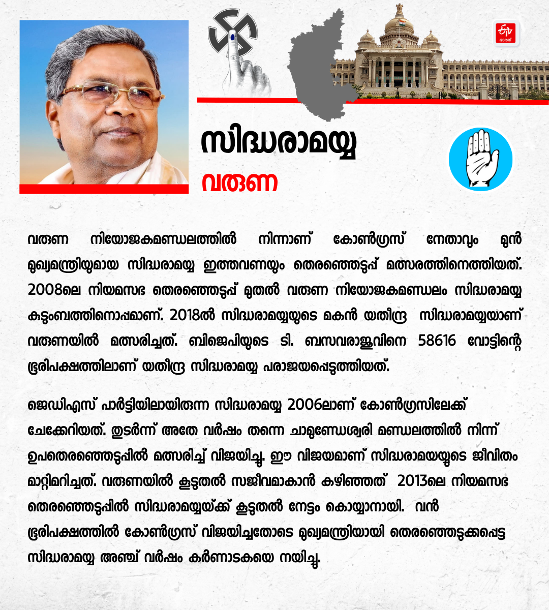 plane  Yathindra Siddaramaiah  Siddaramaiah  Siddaramaiah will be the next CM says Yathindra  Siddaramaiah will be the next CM  വരുണയില്‍ സിദ്ധരാമയ്യ വിജയം കൊയ്യും  യതീന്ദ്ര സിദ്ധരാമയ്യ  മുന്‍ മുഖ്യമന്ത്രി സിദ്ധരാമയ്യ  കര്‍ണാടക നിയമസഭ തെരഞ്ഞെടുപ്പില്‍ കോണ്‍ഗ്രസ്  കോണ്‍ഗ്രസ് സര്‍ക്കാര്‍  സിദ്ധരാമയ്യ  മുഖ്യമന്ത്രി കര്‍ണാടക  യതീന്ദ്ര സിദ്ധരാമയ്യ  karnataka election  Assembly election