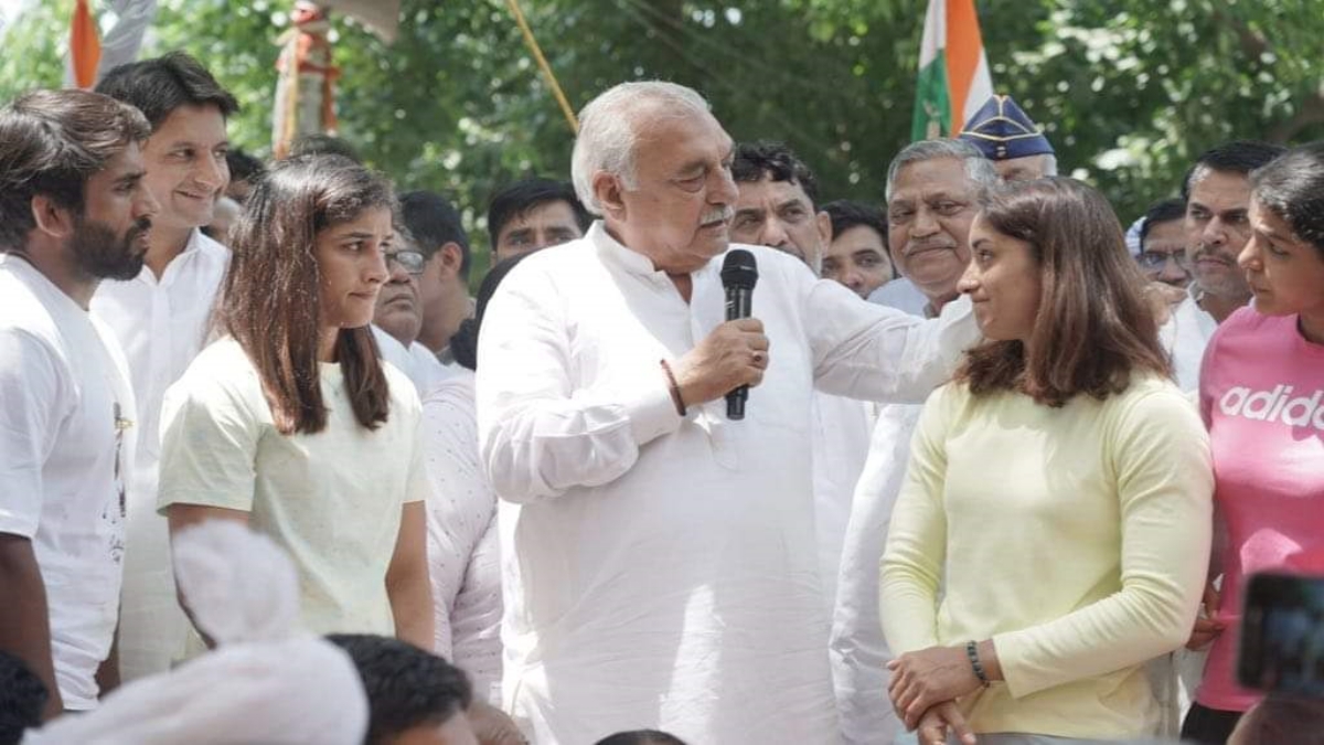 wrestlers protest at jantar mantar