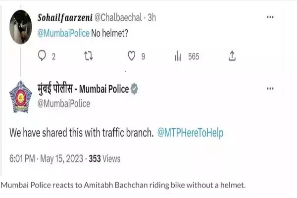 Mumbai Police to take action against Amitabh and Anushka