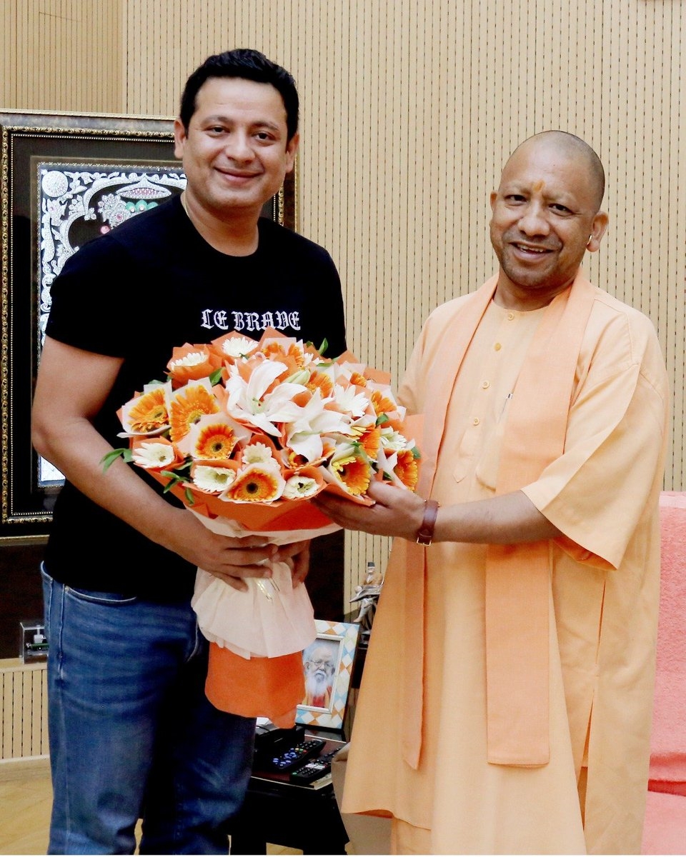 Piyush Chawla met CM Yogi