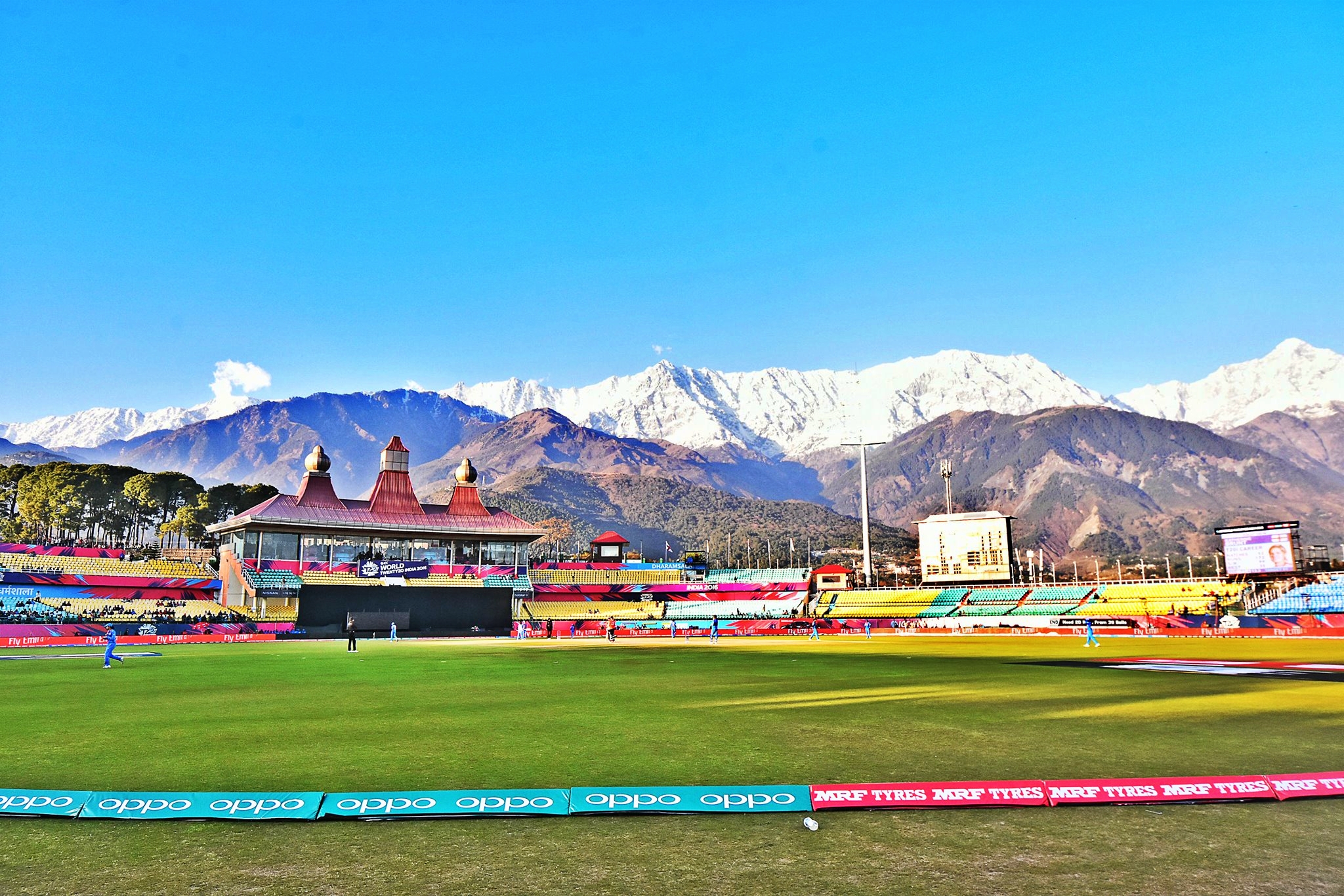 IPL match at Dharamshala Cricket Stadium