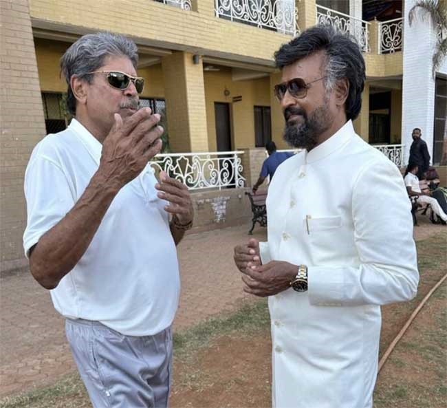 Rajnikanth kapil Dev