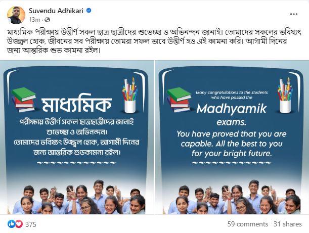 Madhyamik Exam Result 2023