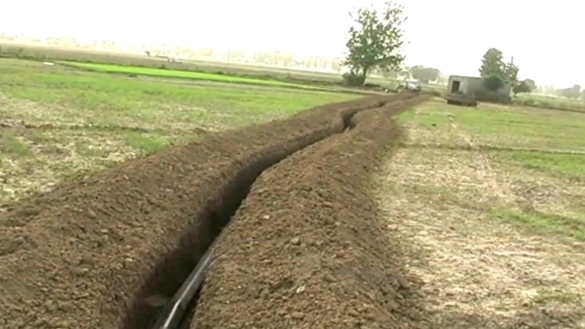 underground pipeline scheme