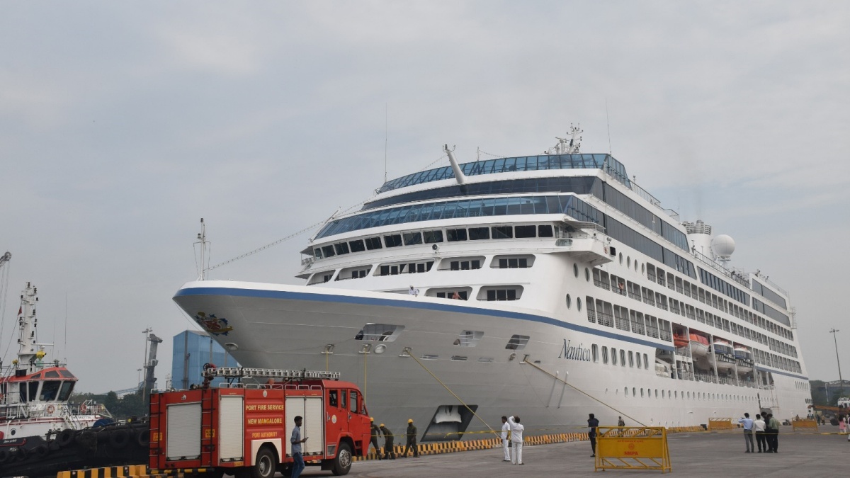 Last tourist ship of the season arrives at Mangalore port