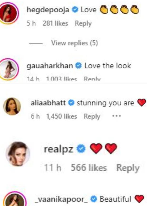 Alia commented on anushka's cannes look