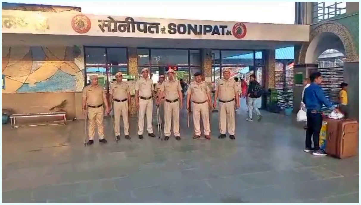 Security tight at Sonipat railway station