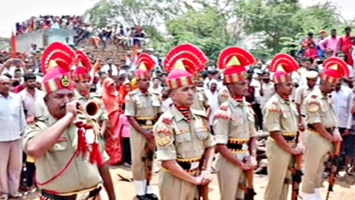 haryana bsf jawan Narendra Kumar cremation