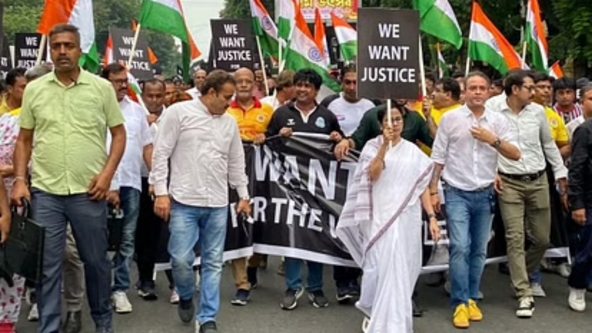 CM Mamta Banerjee held rally in support of wrestlers.