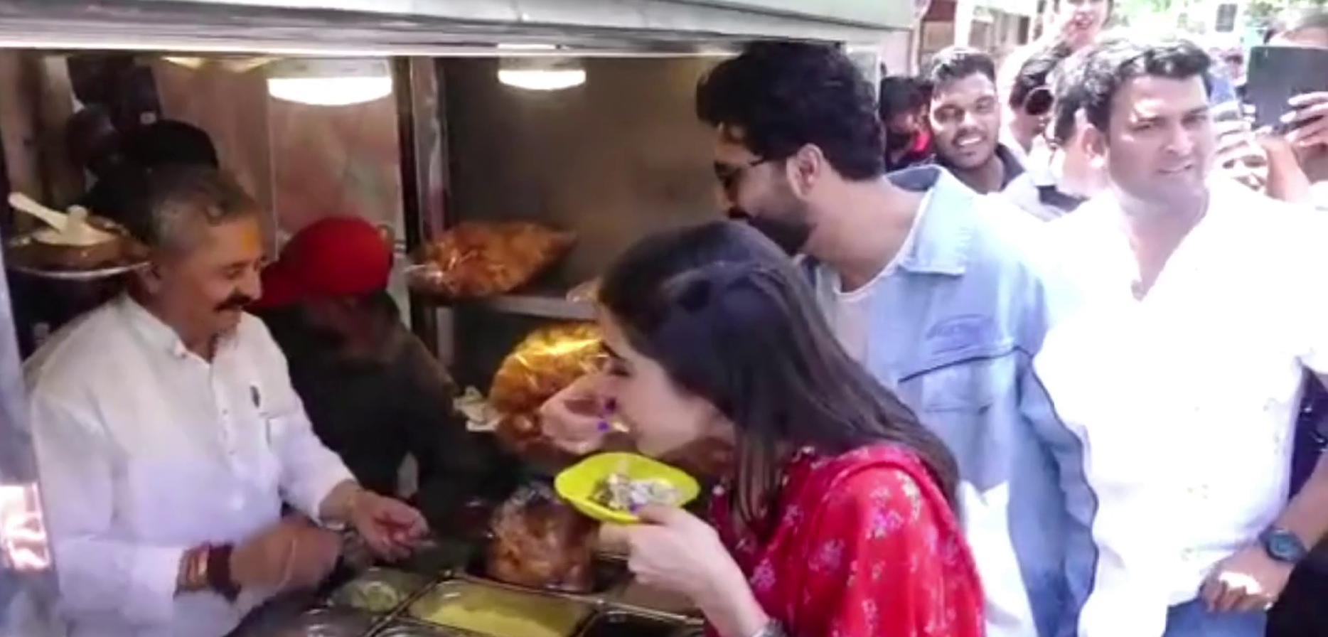 Vicky Kaushal and Sara Ali Khan in Indore