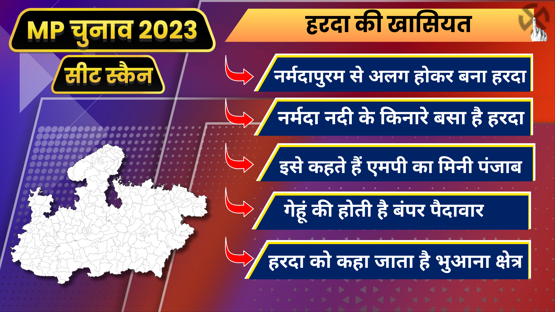 MP SEAT SCAN HARDA ASSEMBLY CONSTITUENCY