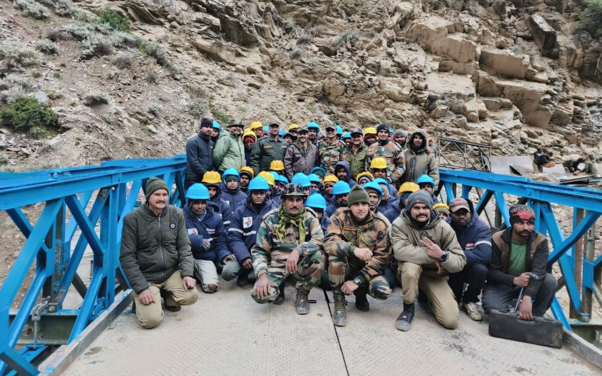 bailey bridge in Chamoli