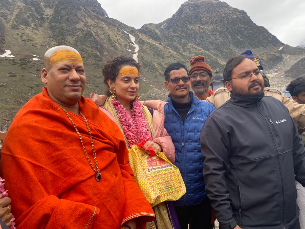 Celebrity in Kedarnath Dham