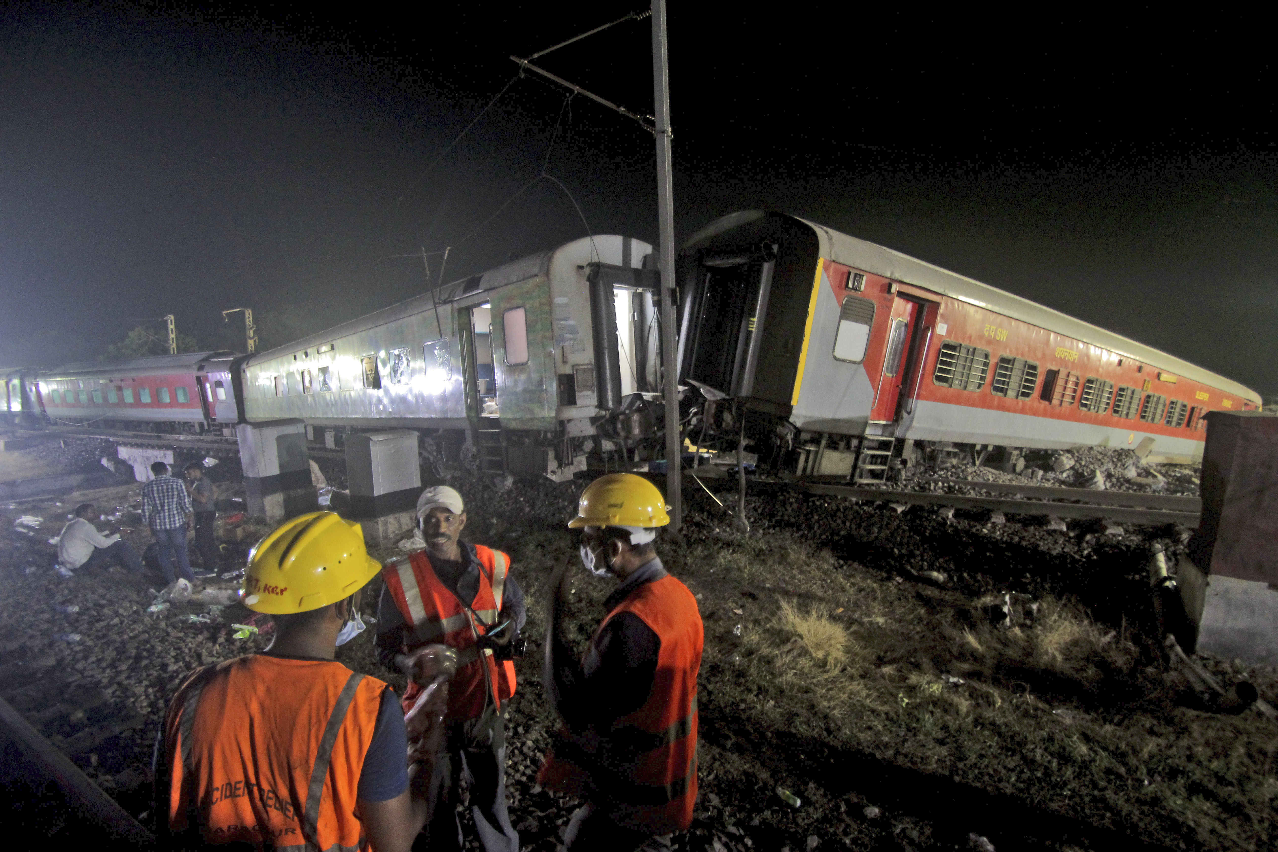 Triple train crash in Odisha