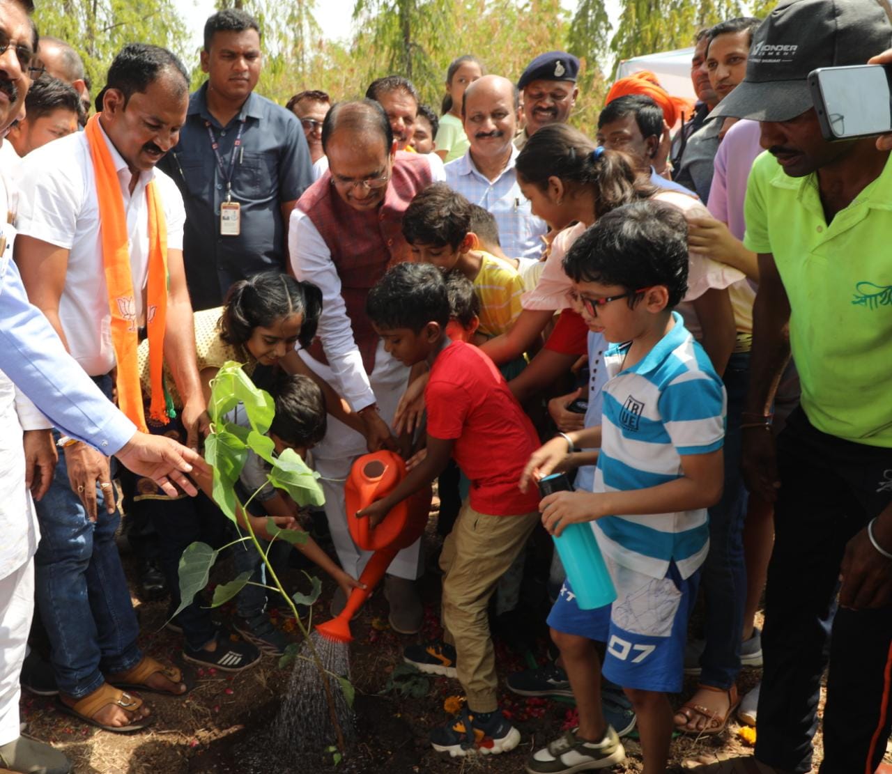 cm shivraj became environmentalist jhabua