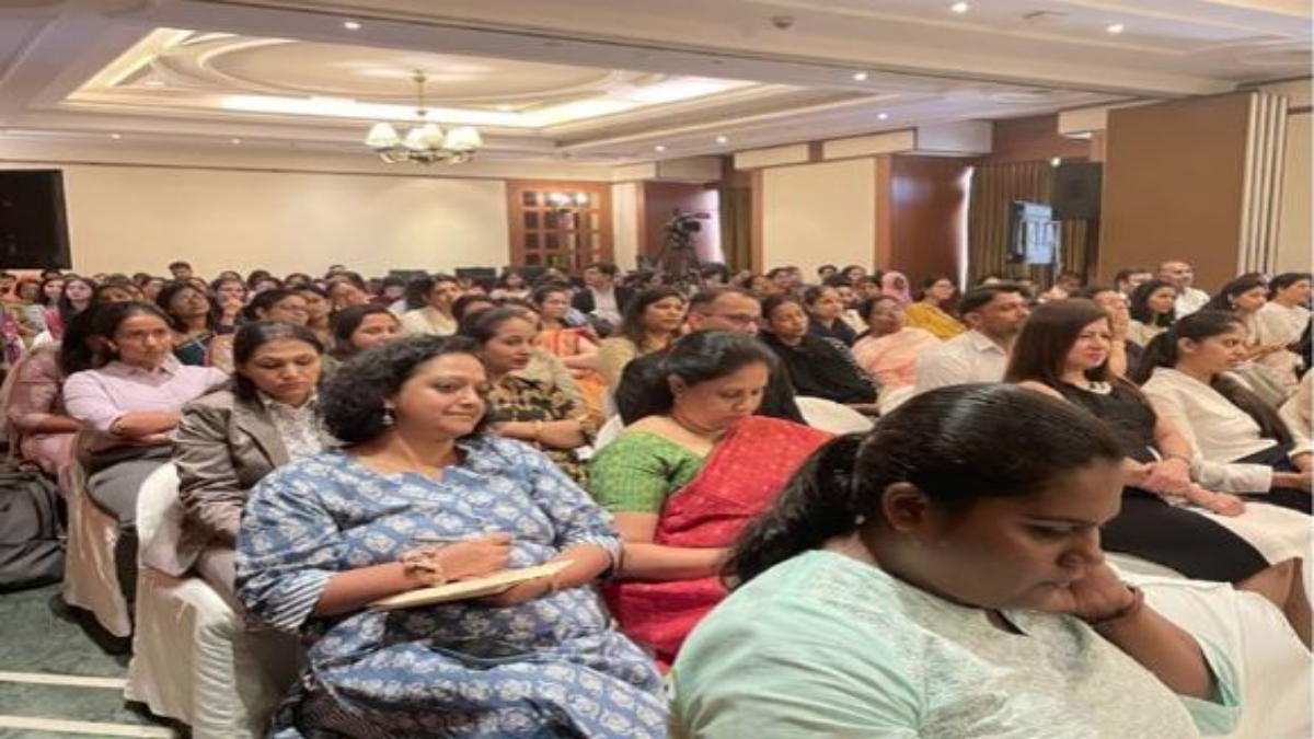 women attending the event