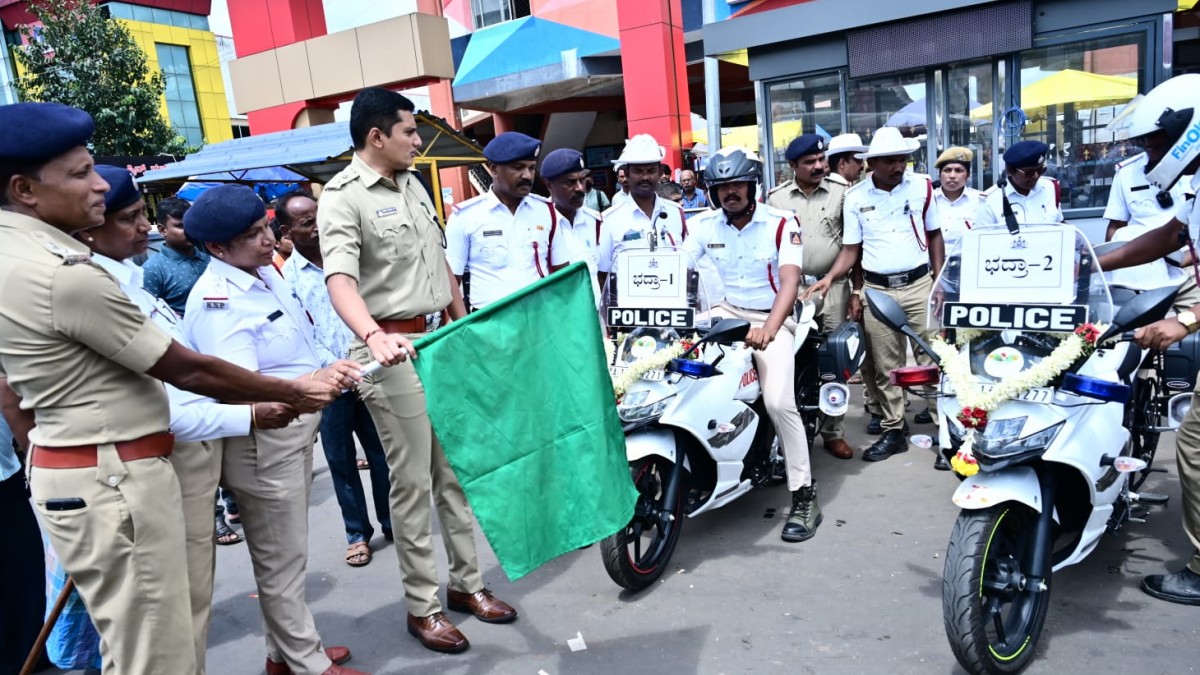 ಗಸ್ತು ದ್ವಿ ಚಕ್ರ ವಾಹನಗಳಿಗೆ ಚಾಲನೆ