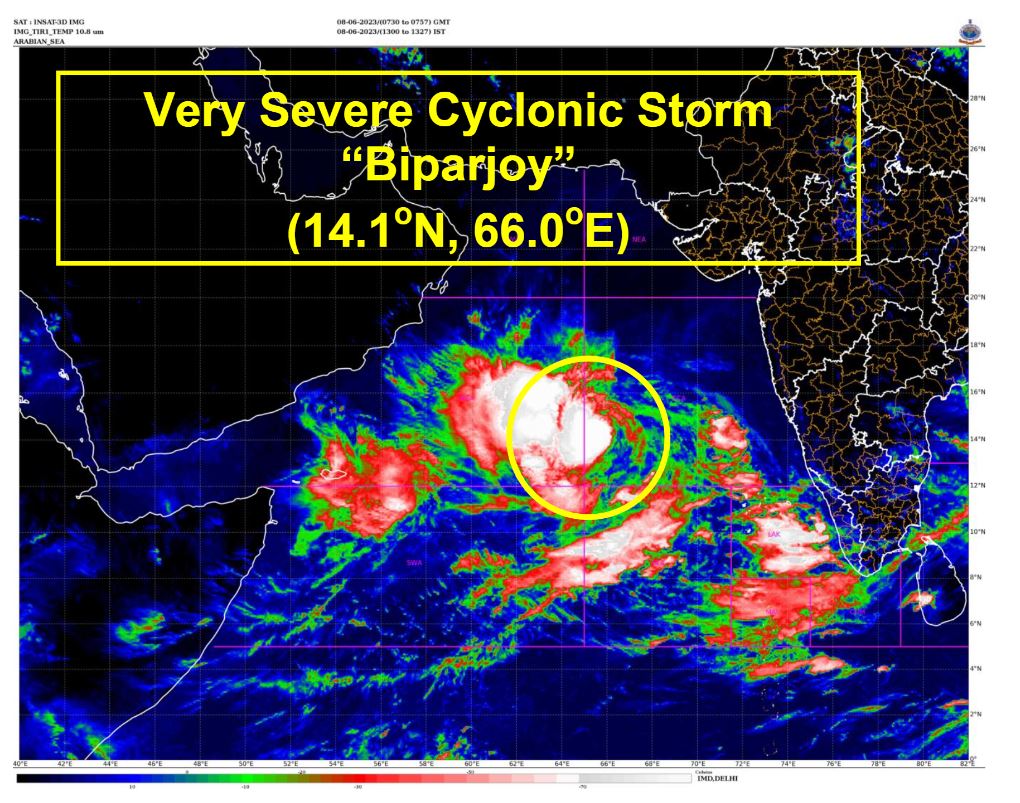 વાવાઝોડું ઉત્તર-પશ્ચિમ દિશા ઓમાન તરફ આગળ વધશે