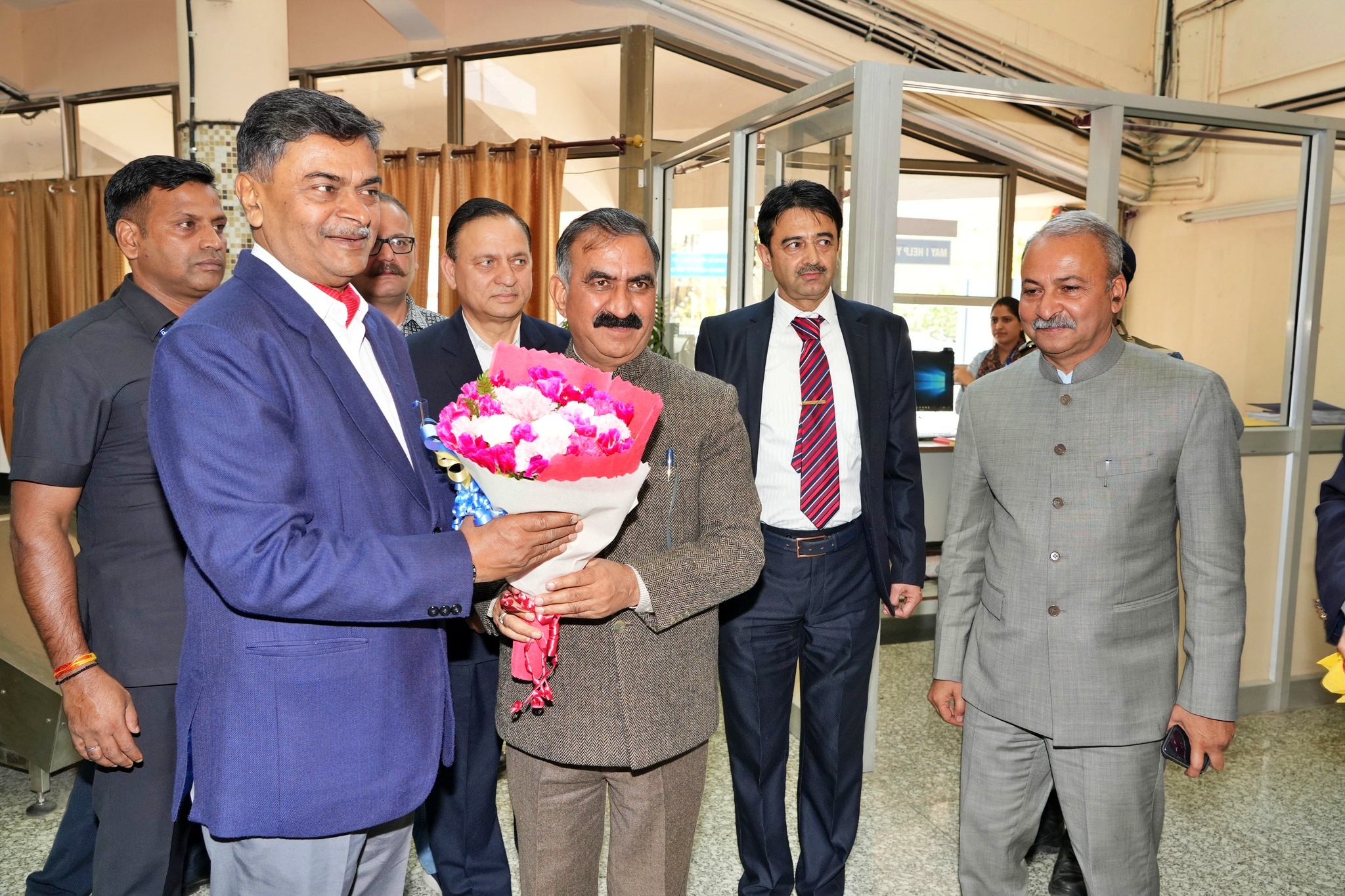 RK Singh visits Chitkul village of Kinnaur