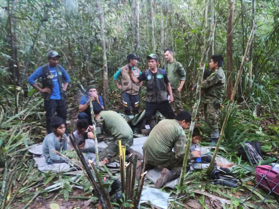 colombian plane crash children