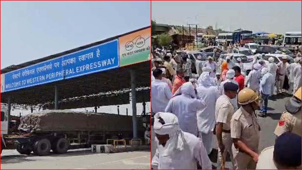 Farmers blocked Rohtak Delhi highway