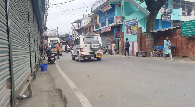 Barkot market Closed