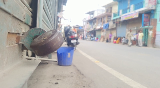 Barkot market Closed