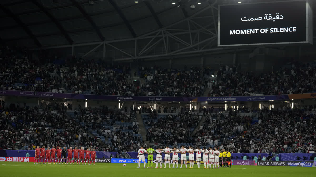 Pro-Palestinian chants ring out again during Asian Cup game in Qatar