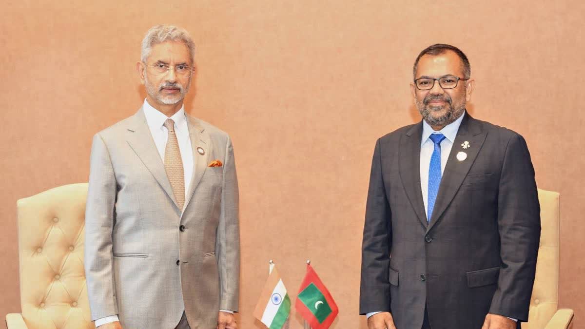 S Jaishankar met Maldivian Minister  Withdrawal Of Military From Mali  മാലിയില്‍ നിന്നുള്ള സേനാ പിന്മാറ്റം  വിദേശകാര്യ മന്ത്രി എസ് ജയശങ്കര്‍  മാലി വിദേശകാര്യ മന്ത്രി മൂസ സമീര്‍