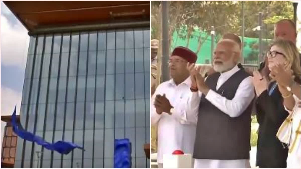 Prime Minister Modi inaugurates Boeing's global engineering and technology campus near Bengaluru.