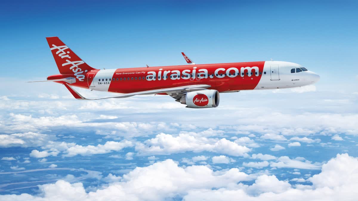 Air Asia flight in Thailand