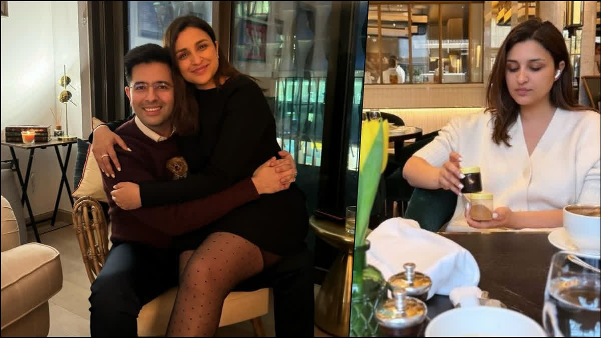 Parineeti Chopra gets 'sneakily' clicked by her hubby Raghav Chadha - see pic