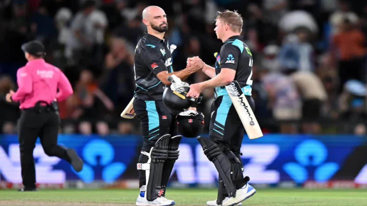 NZ VS PAK 4TH T20I NEW ZEALAND DEFEATED PAKISTAN BY 7 WICKETS