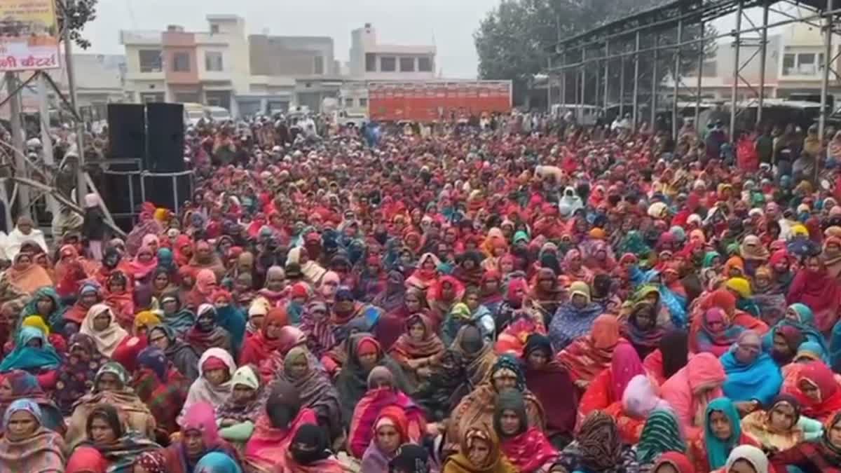 MNREGA Workers Protested in Jind