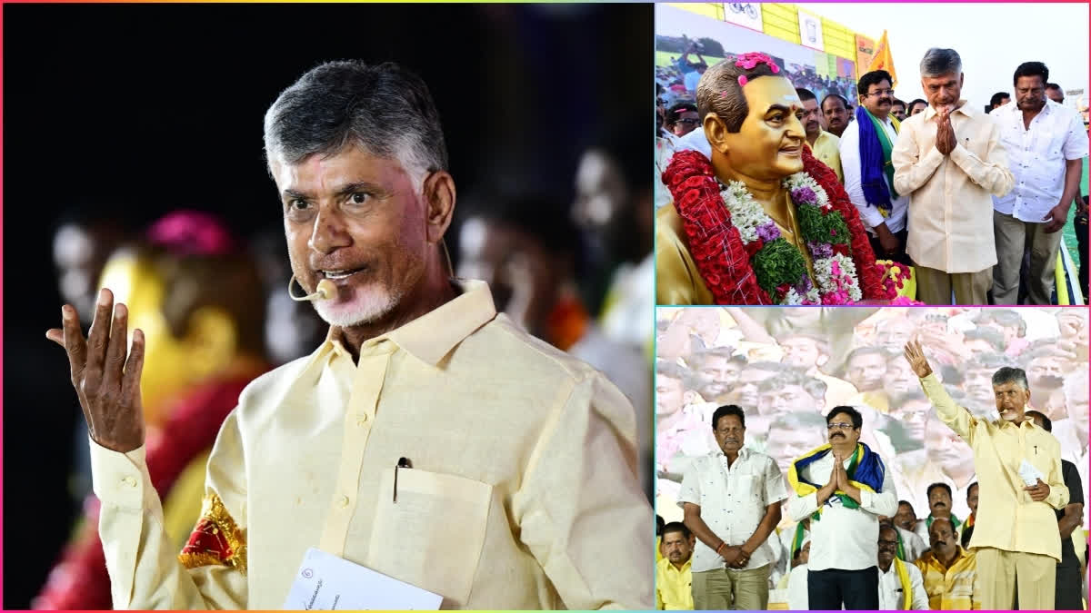 Chandrababu Naidu Raa Kadali Raa Public Meeting