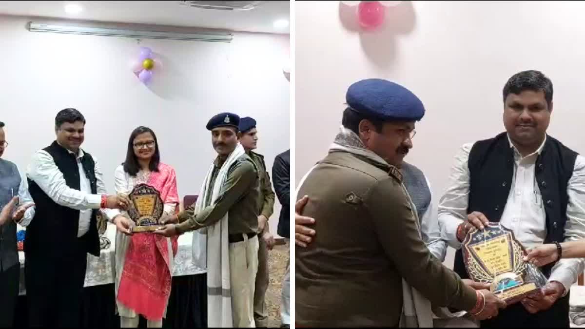 Durg Policeman honored