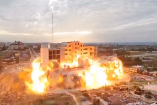 Israel blows up al-Israa University in Gaza, IDF releases video