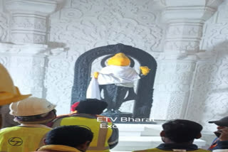 The first image of the idol of Ram Lalla in the Ayodhya Ram temple is out