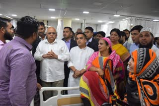 CM Bhupendra Patel visits Harni lake tragedy victims at hospital