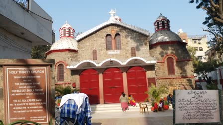 A church in Delhi where even today Urdu Christian songs are sung