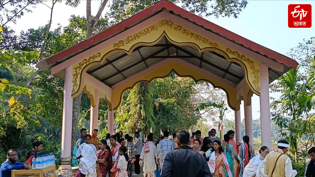 Annual than seva festival at Mayamara Ajoli Aai Than in Majuli