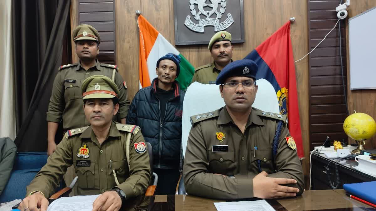 इनामी बदमाश को गाजियाबाद पुलिस ने पकड़ा