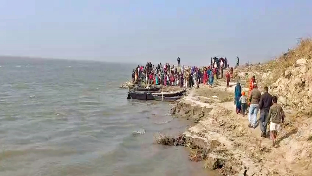 Boat Capsized In Katihar Ganga River