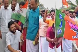 Etv BhKANJIKODE BREWERY AND DISTILLERY  BJP CONGRES PROTEST AGAINST BREWERY  LATEST MALAYALAM NEWS  OPPOSITION PROTEST IN BREWERY  arat