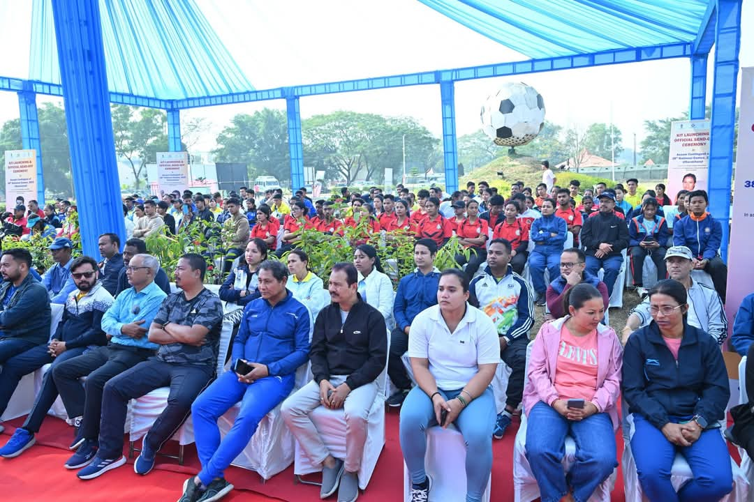 Assam team jersey of National Games unveil