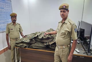 According to police, Military Intelligence Unit, Gopalpur received inputs that counterfeit Army combat uniforms were being sold at a textile shop called 'Ganjam Galaxy' store in Berhampur, leading to the seizure of materials.