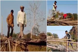 Bamboo bridge for communication