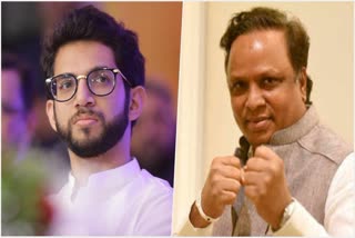 Resign if you dare and then come in front of us Ashish shelar open challenge to Aaditya Thackeray