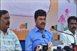 MP B Y Raghavendra spoke at the press conference.